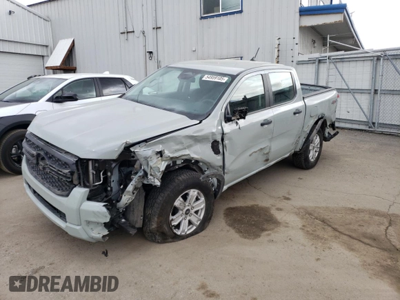 2024 Ford Ranger XL with VIN 1FTER4PH6RLE57843, listed as a Copart auction lot 54959105 with 5,149 mi miles and Salvage title. Bid and sale history available at DreamBid. Image 1.