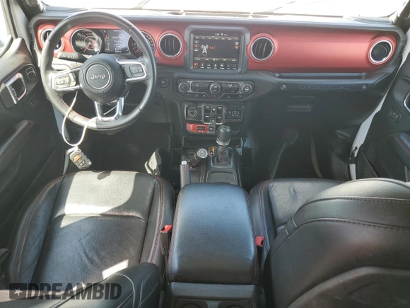 2018 Jeep Wrangler Unlimited Rubicon z VIN 1C4HJXFN3JW176213, wystawiony jako Copart lot #53963755 z przebiegiem 53 094 mil mil oraz Szkoda całkowita • Salvage title. Historia ofert i sprzedaży dostępna na DreamBid. Obrazek 8.