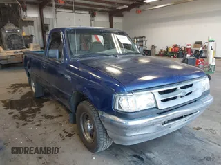 1997 Ford Ranger XLT with VIN 1FTCR10A7VUA22997, listed as a IAAI auction lot 42120989 with 231,765 mi miles. Bid and sale history available at carsss.com. Image 1.