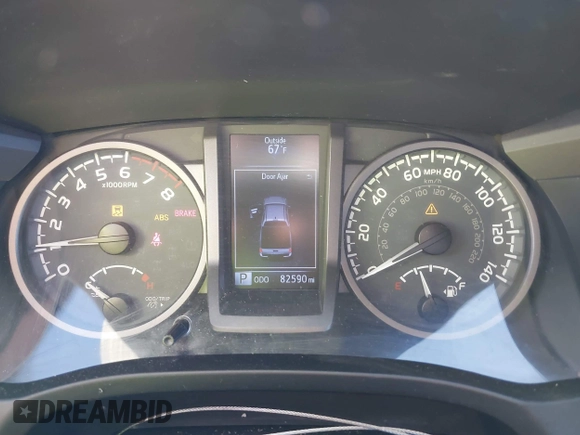 2017 Toyota Tacoma SR5 with VIN 5TFCZ5AN9HX065765, listed as a IAAI auction lot 41652944 with 82,590 mi miles and . Bid and sale history available at DreamBid. Image 7.