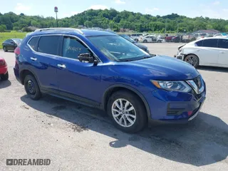 2019 Nissan Rogue SV with VIN KNMAT2MT8KP506715, listed as a IAAI auction lot 39474459 with 131,374 mi miles. Bid and sale history available at carsss.com. Image 1.