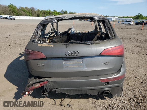2013 Audi Q5 Premium Plus z VIN WA1LFAFP2DA093149, wystawiony jako Copart lot #59618725 z przebiegiem Nie podano mil oraz Szkoda całkowita • Salvage title. Historia ofert i sprzedaży dostępna na DreamBid. Obrazek 6.