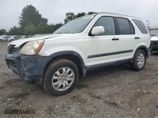 2005 Honda CR-V EX with VIN SHSRD77875U341445, listed as a Copart auction lot 64521324 with 258,882 mi miles and Salvage Title. Bid and sale history available at carsss.com. Image 1.
