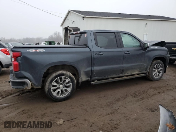 2021 Chevrolet Silverado 1500 LT with VIN 1GCPYDEK1MZ178381, listed as a Copart auction lot 82289274 with 0 mi miles and Salvage Title. Bid and sale history available at carsss.com. Image 3.