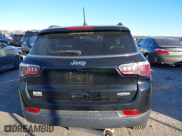 2019 Jeep Compass Latitude with VIN 3C4NJCBB1KT851846, listed as a IAAI auction lot 41219621 with 56,626 mi miles and . Bid and sale history available at DreamBid. Image 17.
