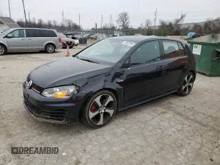 2016 Volkswagen Golf GTI S with VIN 3VW5T7AUXGM069404, listed as a Copart auction lot 86622354 with 141,565 mi miles and Salvage Title. Bid and sale history available at carsss.com. Image 1.