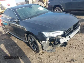 2018 Audi A4 Premium Plus z VIN WAUENAF47JA128980, wystawiony jako IAAI lot #41636508 z przebiegiem 44 576 mil mil oraz . Historia ofert i sprzedaży dostępna na DreamBid. Obrazek 1.