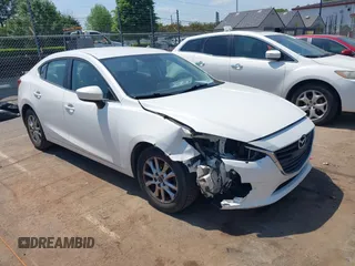 2016 Mazda Mazda3 i Sport with VIN 3MZBM1U73GM320945, listed as a IAAI auction lot 42081672 with 171,000 mi miles. Bid and sale history available at carsss.com. Image 1.