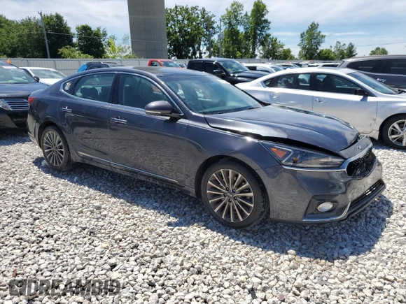 2018 Kia Cadenza Premium with VIN KNALC4J17J5127610, listed as a Copart auction lot 60551144 with 92,109 mi miles and Clean Title. Bid and sale history available at carsss.com. Image 4.