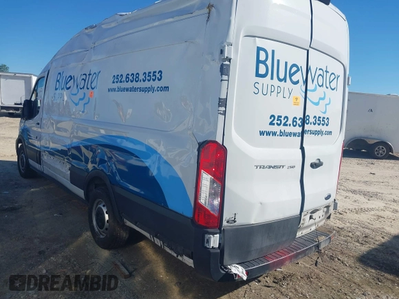 2022 Ford Transit Cargo with VIN 1FTBR3X81NKA63860, listed as a IAAI auction lot 42323904 with 94,473 mi miles and . Bid and sale history available at DreamBid. Image 3.