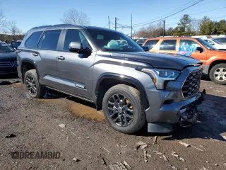 2024 Toyota Sequoia SR5 with VIN 7SVAAABA7RX028059, listed as a Copart auction lot 44797595 with 0 mi miles and Salvage Title. Bid and sale history available at carsss.com. Image 4.