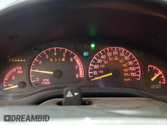 1997 Pontiac Grand Am SE with VIN 1G2NE52M8VC721326, listed as a Copart auction lot 75860034 with 110,209 mi miles and Salvage title. Bid and sale history available at DreamBid. Image 9.