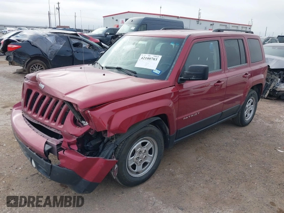 2014 Jeep Patriot Altitude with VIN 1C4NJPBA3ED640754, listed as a IAAI auction lot 42100703 with 108,128 mi miles and . Bid and sale history available at DreamBid. Image 17.