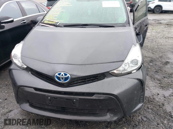 2017 Toyota Prius v Two with VIN JTDZN3EU6HJ069884, listed as a IAAI auction lot 41493416 with 37,716 mi miles. Bid and sale history available at carsss.com. Image 13.