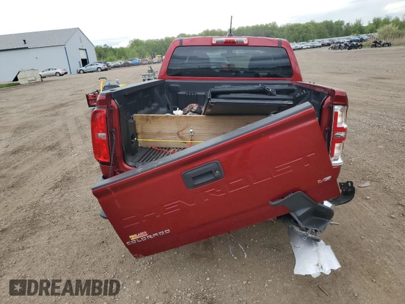 2021 Chevrolet Colorado 4WD Work Truck с VIN 1GCGTBEN1M1283515, выставлен на аукционе Copart как лот 56723975 с пробегом 16 098 миль миль и Списание • Salvage title. История ставок и продаж доступна на DreamBid. Изображение 6.