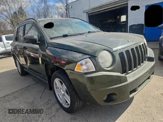 2007 Jeep Compass Sport with VIN 1J8FF47W57D122584, listed as a Copart auction lot 48618505 with 130,171 mi miles and Clean Title. Bid and sale history available at carsss.com. Image 1.