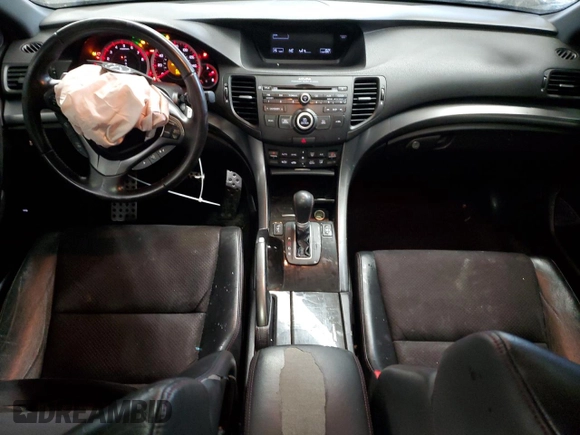 2012 Acura TSX Special Edition with VIN JH4CU2F86CC009748, listed as a Copart auction lot 46897255 with 118,945 mi miles and Salvage title. Bid and sale history available at DreamBid. Image 8.