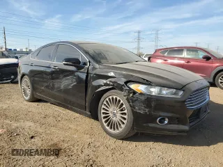 2016 Ford Fusion Titanium with VIN 3FA6P0K98GR319289, listed as a Copart auction lot 77114294 with 123,586 mi miles and Salvage Title. Bid and sale history available at DreamBid. Image 4.