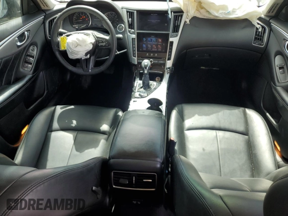 2021 Infiniti Q50 Luxe z VIN JN1EV7BP2MM706074, wystawiony jako Copart lot #54379675 z przebiegiem 29 170 mil mil oraz Szkoda całkowita • Salvage title. Historia ofert i sprzedaży dostępna na DreamBid. Obrazek 8.