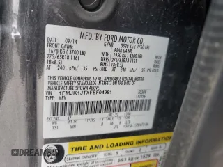 2015 Ford Expedition Max XLT with VIN 1FMJK1JTXFEF04981, listed as a Copart auction lot 55827775 with 96,239 mi miles and Salvage title. Bid and sale history available at DreamBid. Image 13.