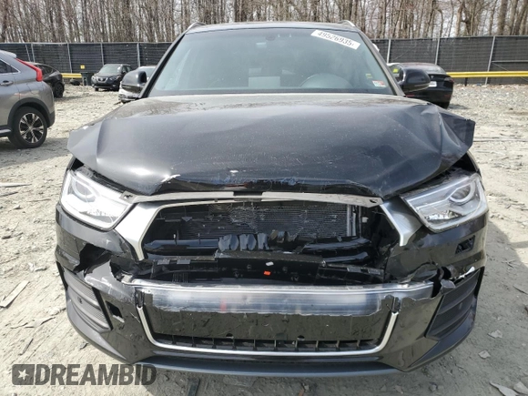 2017 Audi Q3 Premium z VIN WA1ECCFS6HR008225, wystawiony jako Copart lot #49526935 z przebiegiem 61 250 mil mil oraz Szkody całkowita. Historia ofert i sprzedaży dostępna na DreamBid. Obrazek 5.