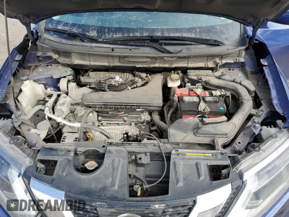 2017 Nissan Rogue SV with VIN KNMAT2MV4HP580269, listed as a Copart auction lot 45272165 with 112,237 mi miles and Salvage Title. Bid and sale history available at carsss.com. Image 12.