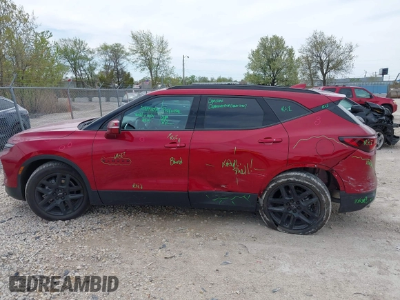 2023 Chevrolet Blazer LT with VIN 3GNKBJRSXPS147109, listed as a IAAI auction lot 42137595 with 16,533 mi miles and . Bid and sale history available at DreamBid. Image 14.