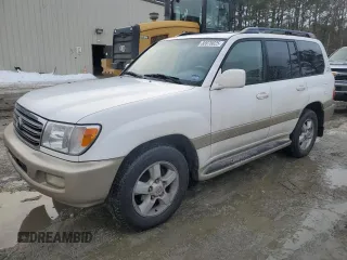 2004 Toyota Land Cruiser with VIN JTEHT05JX42067402, listed as a Copart auction lot 88976025 with 350,518 mi miles and Salvage Title. Bid and sale history available at carsss.com. Image 1.