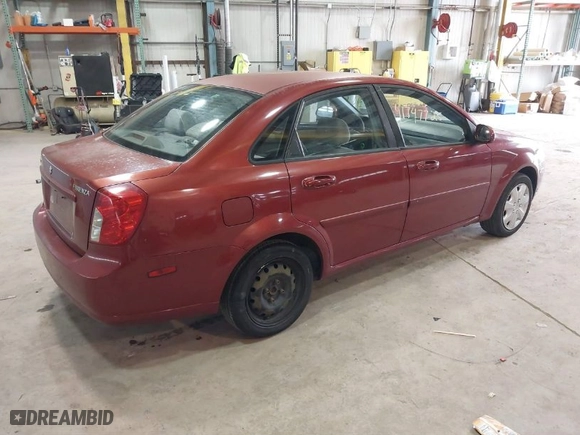 2007 Suzuki Forenza with VIN KL5JD56Z47K599789, listed as a IAAI auction lot 41747725 with 145,029 mi miles. Bid and sale history available at carsss.com. Image 4.