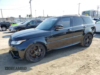 2019 Land Rover Range Rover Sport HSE with VIN SALWR2RV2KA816739, listed as a Copart auction lot 55135655 with 59,681 mi miles and Salvage Title. Bid and sale history available at carsss.com. Image 1.