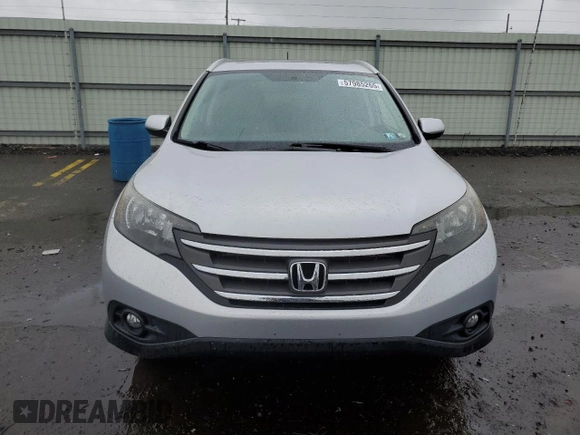 2013 Honda CR-V EX-L z VIN 2HKRM4H76DH634037, wystawiony jako Copart lot #57985265 z przebiegiem 80 399 mil mil oraz Szkody całkowita. Historia ofert i sprzedaży dostępna na DreamBid. Obrazek 5.