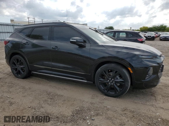 2021 Chevrolet Blazer RS with VIN 3GNKBERS4MS560615, listed as a Copart auction lot 51508685 with 63,207 mi miles and Salvage title. Bid and sale history available at DreamBid. Image 4.