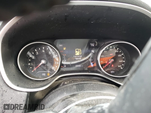2020 Jeep Compass Limited с VIN 3C4NJCCBXLT114564, выставлен на аукционе Copart как лот 57767285 с пробегом 105 352 миль миль и Списание • Salvage title. История ставок и продаж доступна на DreamBid. Изображение 9.