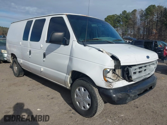 2002 Ford Econoline Cargo with VIN 1FTRE14252HB67887, listed as a IAAI auction lot 41180872 with 274,561 mi miles and . Bid and sale history available at carsss.com. Image 1.