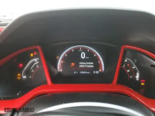 2019 Honda Civic Si Coupe with VIN 2HGFC3A53KH755222, listed as a Copart auction lot 83695234 with 38,654 mi miles and Salvage Title. Bid and sale history available at carsss.com. Image 9.