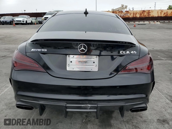 2018 Mercedes-Benz CLA 45 AMG z VIN WDDSJ5CB1JN567585, wystawiony jako Copart lot #55470285 z przebiegiem Nie podano mil oraz Szkoda całkowita • Salvage title. Historia ofert i sprzedaży dostępna na DreamBid. Obrazek 6.