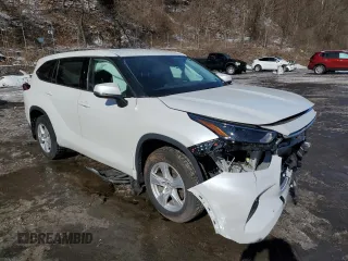 2022 Toyota Highlander LE z VIN 5TDBZRBHXNS251845, wystawiony jako Copart lot #45867085 z przebiegiem 50 472 mil mil oraz Szkoda całkowita • Salvage title. Historia ofert i sprzedaży dostępna na DreamBid. Obrazek 4.
