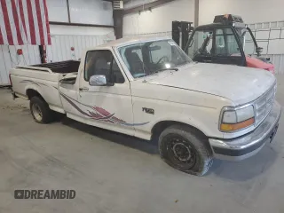 1995 Ford F-150 with VIN 1FTEX15N7SKC24840, listed as a Copart auction lot 74004864 with 227,794 mi miles and Salvage Title. Bid and sale history available at carsss.com. Image 4.