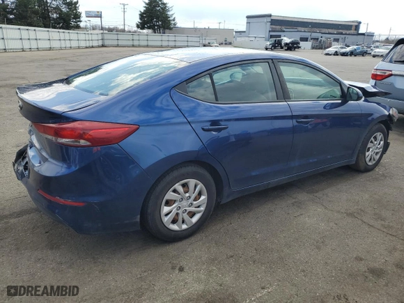 2018 Hyundai Elantra SE with VIN 5NPD74LFXJH347537, listed as a Copart auction lot 50220045 with 0 mi miles and Salvage Title. Bid and sale history available at carsss.com. Image 3.