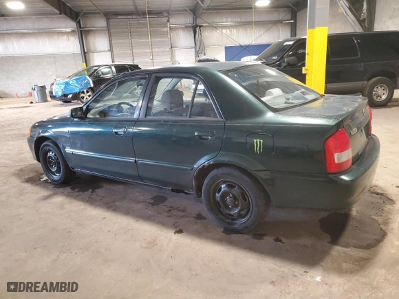 2000 Mazda Protege ES with VIN JM1BJ2216Y0199042, listed as a Copart auction lot 52282505 with 177,868 mi miles and Salvage Title. Bid and sale history available at carsss.com. Image 2.
