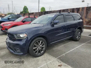 2018 Dodge Durango GT z VIN 1C4RDJDG5JC160528, wystawiony jako Copart lot #55510855 z przebiegiem 104 517 mil mil oraz Szkoda całkowita • Salvage title. Historia ofert i sprzedaży dostępna na DreamBid. Obrazek 1.