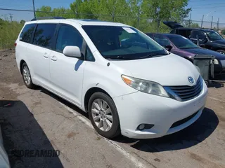 2011 Toyota Sienna XLE with VIN 5TDDK3DCXBS029961, listed as a IAAI auction lot 42228356 with 251,571 mi miles and . Bid and sale history available at DreamBid. Image 1.