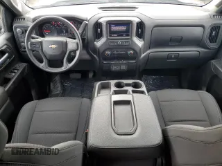 2021 Chevrolet Silverado 1500 Custom with VIN 3GCPYBEH1MG185453, listed as a Copart auction lot 78281804 with 75,380 mi miles and Salvage Title. Bid and sale history available at DreamBid. Image 8.
