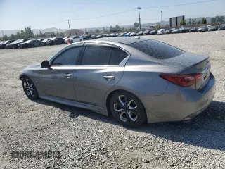 2019 Infiniti Q50 Luxe with VIN JN1EV7AP1KM542816, listed as a Copart auction lot 59216945 with 64,029 mi miles and Salvage title. Bid and sale history available at DreamBid. Image 2.