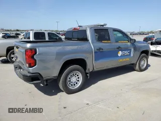 2024 Chevrolet Colorado 2WD Work Truck z VIN 1GCGSBECXR1232006, wystawiony jako Copart lot #49983325 z przebiegiem Nie podano mil oraz Szkoda całkowita • Salvage title. Historia ofert i sprzedaży dostępna na DreamBid. Obrazek 3.