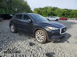 2019 Infiniti QX50 Essential z VIN 3PCAJ5M34KF120827, wystawiony jako Copart lot #57770895 z przebiegiem 145 537 mil mil oraz Szkoda całkowita • Salvage title. Historia ofert i sprzedaży dostępna na DreamBid. Obrazek 4.