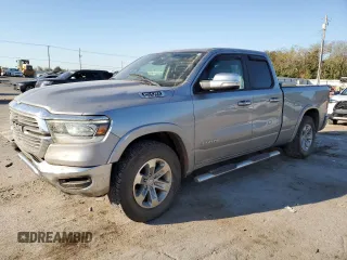 2020 Ram 1500 Laramie with VIN 1C6SRFDT9LN101350, listed as a Copart auction lot 74001104 with 129,339 mi miles and Salvage title. Bid and sale history available at DreamBid. Image 1.