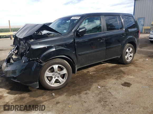 2013 Honda Pilot EX-L with VIN 5FNYF4H5XDB011507, listed as a Copart auction lot 57423495 with 279,435 mi miles and Salvage title. Bid and sale history available at DreamBid. Image 1.