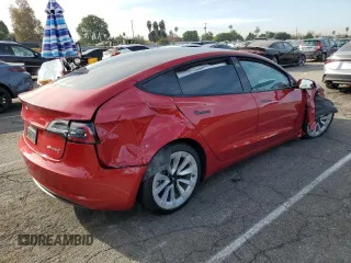 2023 Tesla Model 3 with VIN 5YJ3E1EA5PF548786, listed as a Copart auction lot 82928324 with Not Provided miles and Salvage Title. Bid and sale history available at DreamBid. Image 3.