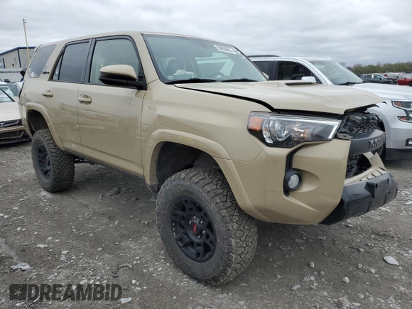 2016 Toyota 4Runner Limited with VIN JTEBU5JR5G5294673, listed as a Copart auction lot 50868695 with 142,527 mi miles and Salvage Title. Bid and sale history available at DreamBid. Image 4.